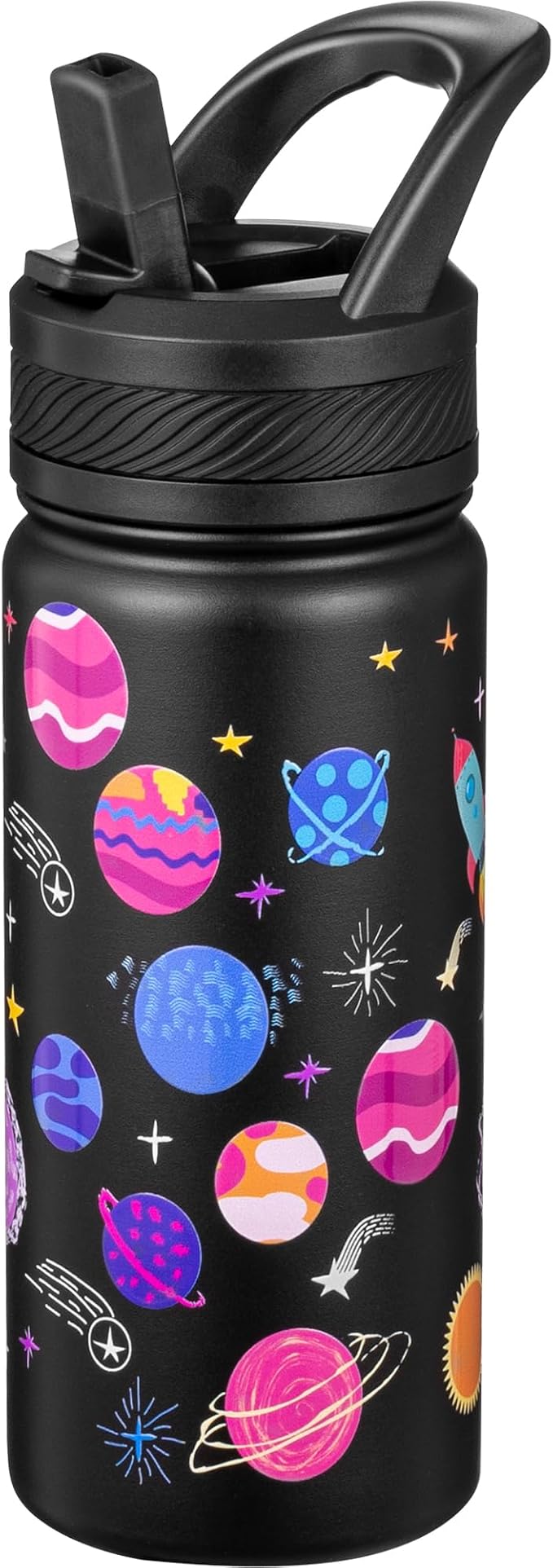 Fanhaw 18 Oz Kids Insulated Water Bottle by FANHAW