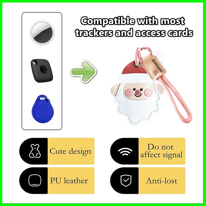 Leather Keychain Holder Case Compatible - Image 3