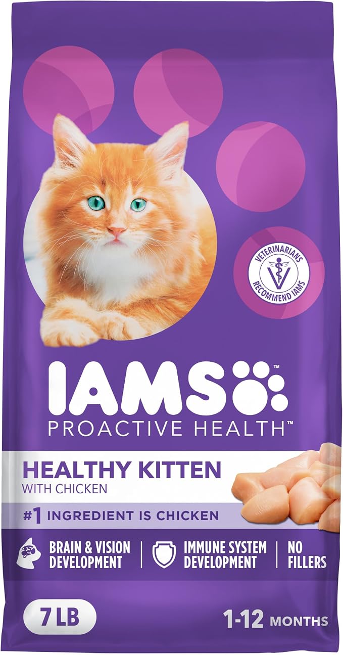 IAMS Proactive Health Kitten Dry Cat Food, Healthy Kitten Food Dry Recipe by IAMS