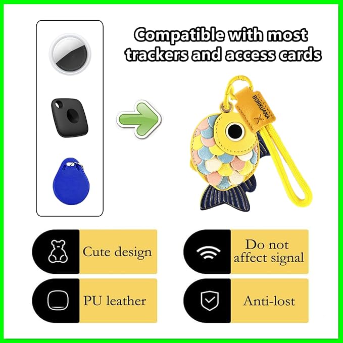 Leather Keychain Holder Case Compatible - Image 3