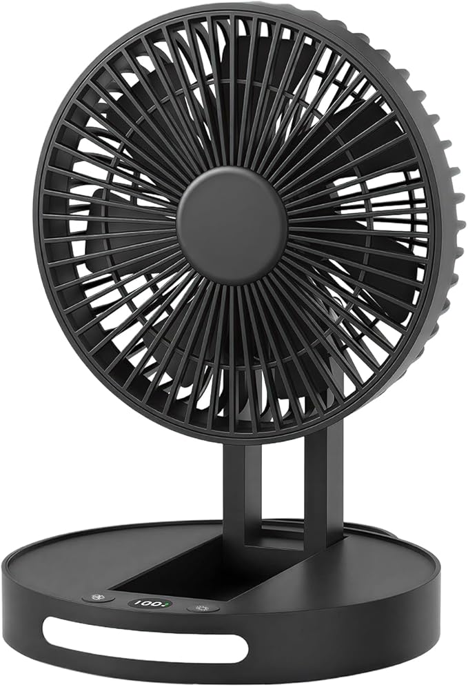 Qoqooice Portable Fan, 3600 mAh Rechargeable Battery Operated Fan by QoqooiceSnorkelingGear