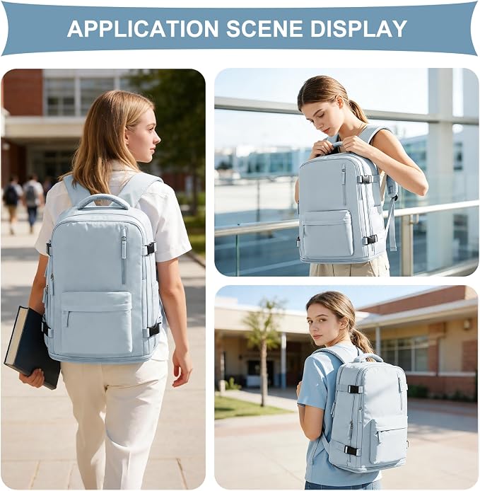 coowoz Travel Backpack For Women Men Airline Approved, Large Hiking Laptop - Image 7