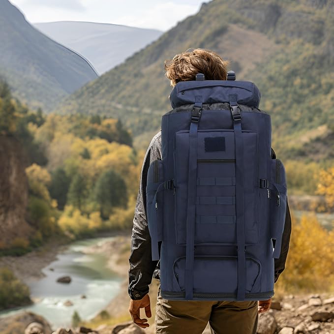 Hiking Backpack for Men 70L/100L Camping Backpack Military Rucksack Molle 3 - Image 7