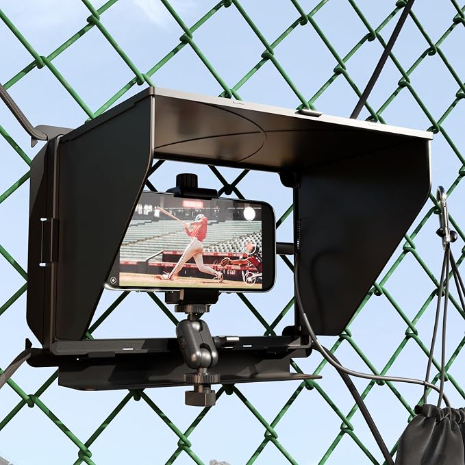 Cell Phone Fence Mount with Shade Game Recording Mounting Kit Compatible with by Unknown