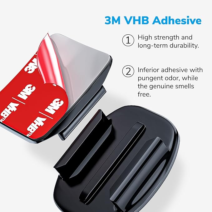 Helmet Sticky Mounts Adhesive Buckle Mount Screw Accessory Kit Compatible - Image 3