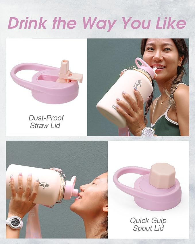 Coolflask Half Gallon Water Bottle Insulated - Image 4