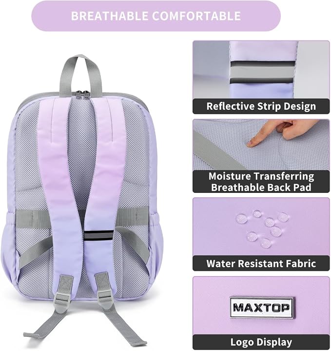 MAXTOP Deep Storage Laptop Backpack Business Anti-theft Backpacks College - Image 4