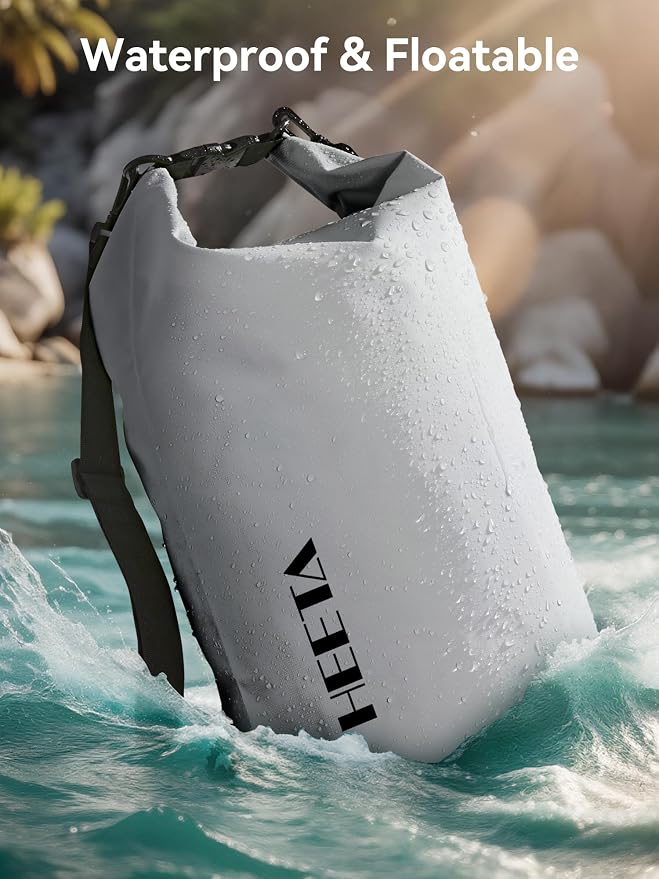 HEETA Waterproof Dry Bag for Women Men, 5L/10L/20L/30L/40L Roll Top Lightweight - Image 3