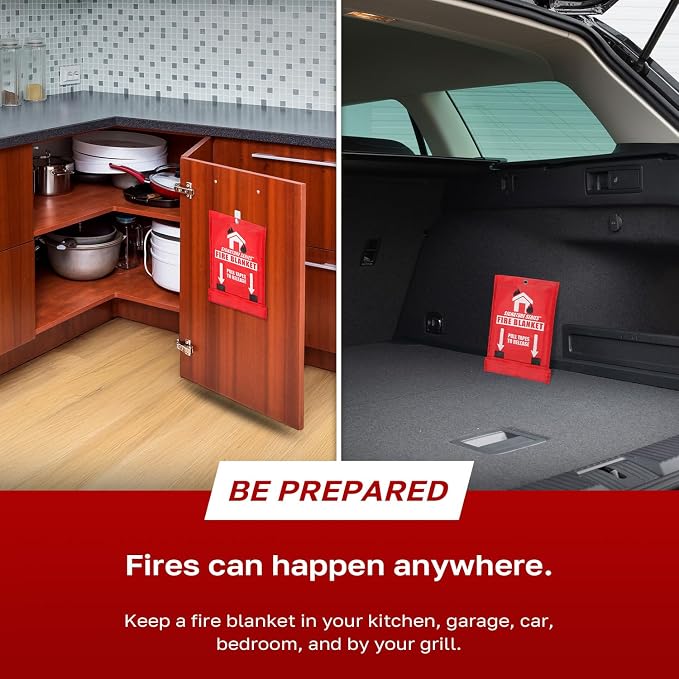 Signature Series Fire Blanket | Flame Suppression Fiberglass Blanket - Image 9