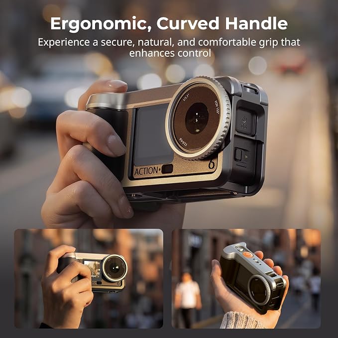 SMALLRIG Street Grip Kit for DJI Osmo Action 6, All-in-one Cage Kit - Image 3