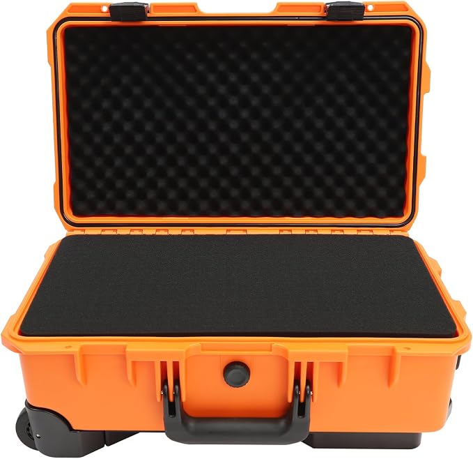 22" Weatherproof Hard Case Rolling Waterproof Case Dry Box - Image 3