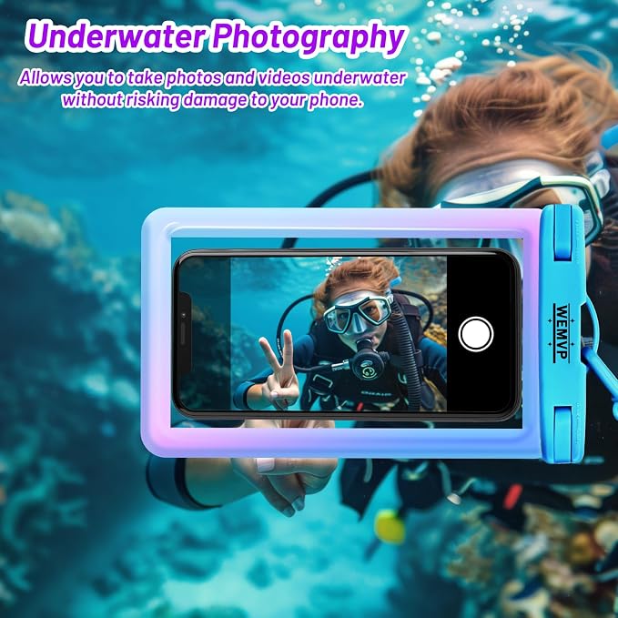 Personalized Initial Waterproof Phone Pouch Case - Image 5