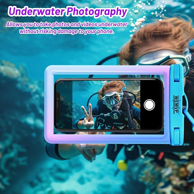 Personalized Initial Waterproof Phone Pouch Case - Image 5