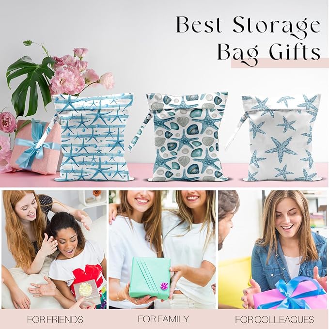 3 Pcs Wet Bag, Wet Dry Bag, Waterproof Bag, Small Laundry Bag, Wet Bag - Image 6