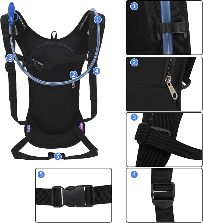 Roptat Hydration Backpack Pack - Image 4