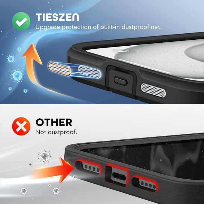 TIESZEN for iPhone 15 Plus Case, Compatible - Image 4