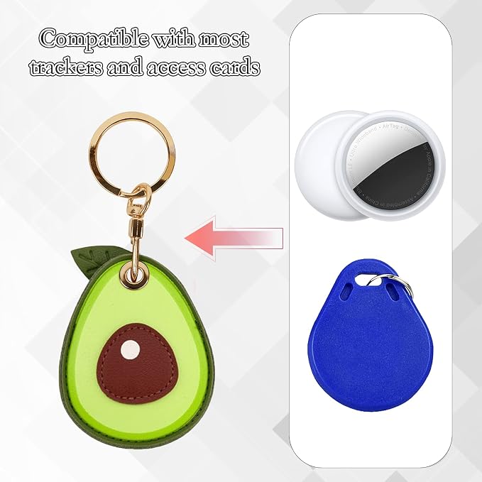 Leather Keychain Case Holder Compatible - Image 4
