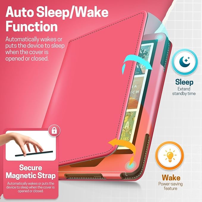TNP Stand Case for Kindle Paperwhite 12th Generation 2024 / Kindle Colorsoft - Image 4