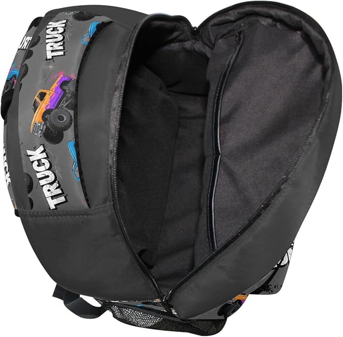 Wamika Monster Truck Boys Backpack Racing Cars School Backpacks Kid Girl - Image 7