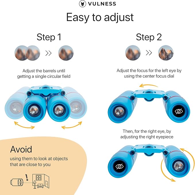 Small Binoculars for Adults and Kids | Cruise Ship Essentials Camping Bird - Image 4