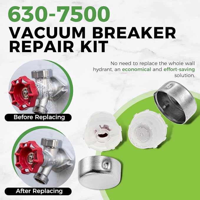 2 Pack 630-7500 Vacuum Breaker Service Parts Kit Replacement - Image 5