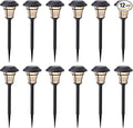 MAGGIFT 12 Pack Solar Pathway Lights Outdoor Solar Garden Lights by MAGGIFT
