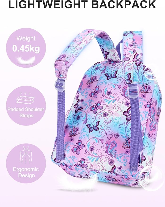 VASCHY Backpack for School, Lightweight Water Resistant Bookbag Schoolbag - Image 5