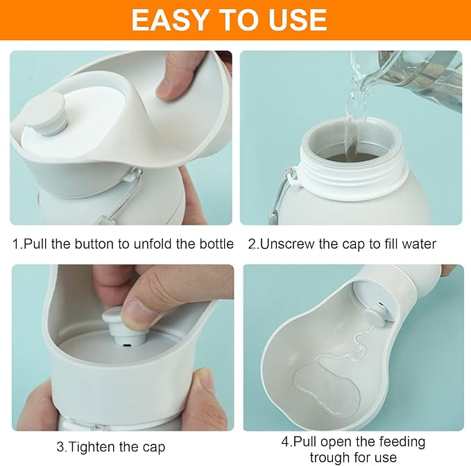 Dog Water Bottle, Portable Water Bowl - Image 6