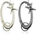 2pcs y2k Large Star Shape Carabiner Set, Cool Belt Loop Clip, Carabiner Keychain by Unknown