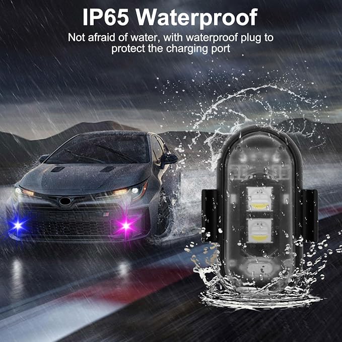 4PCS Wireless LED Strobe Lights - Image 4