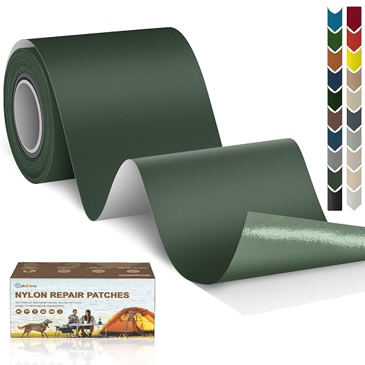 Cahomo 3x79 Inch Nylon Repair Patch Nylon Repair Tape Self Adhesive Fabric by Cahomo
