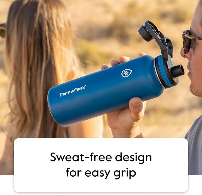 ThermoFlask 40 oz Double Wall Vacuum Insulated Stainless Steel Water Bottle - Image 8