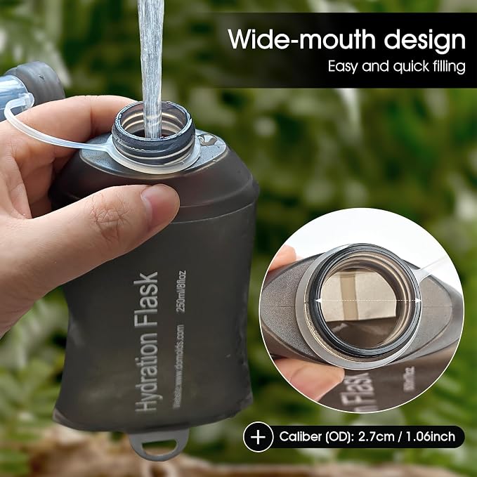GYGYL Soft Flask, TPU Collapsible Soft Water Bottle - Image 5
