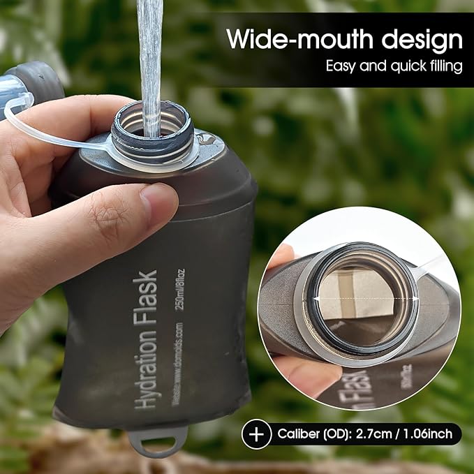 GYGYL Soft Flask, TPU Collapsible Soft Water Bottle - Image 5