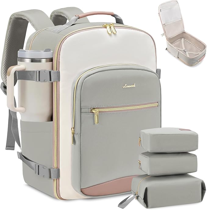 LOVEVOOK 50L Travel Backpack for Women & Men, Airline Approved Carry On Luggage by LOVEVOOK