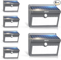 6 Pack Solar Motion Lights Outdoor Waterproof, 270° Wide Angle, 3 Modes Solar by JEJOT