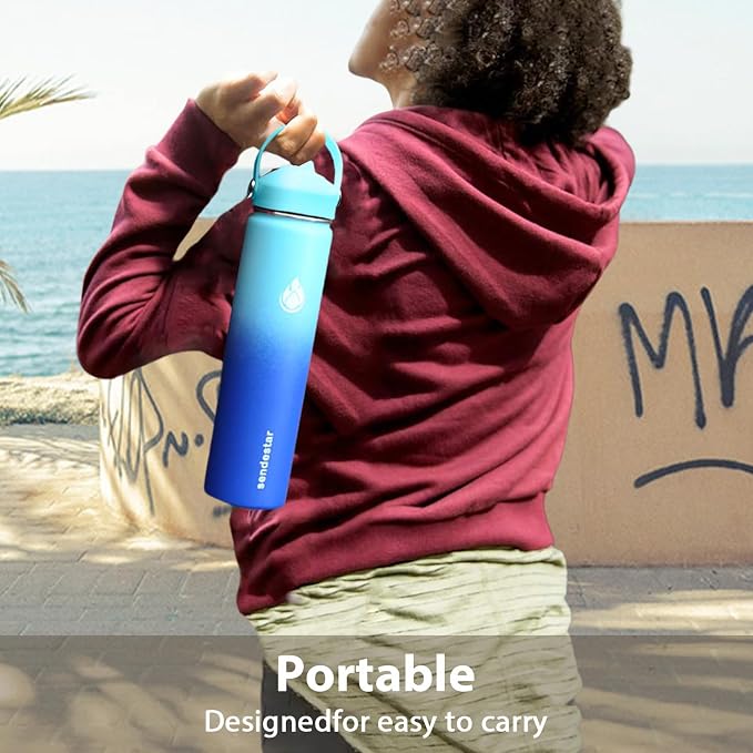 SENDESTAR Water Bottle Insulated Water Bottle 24 oz - Image 7
