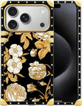 for iPhone 17 Pro Max Case Luxury Golden Decoration by Unknown