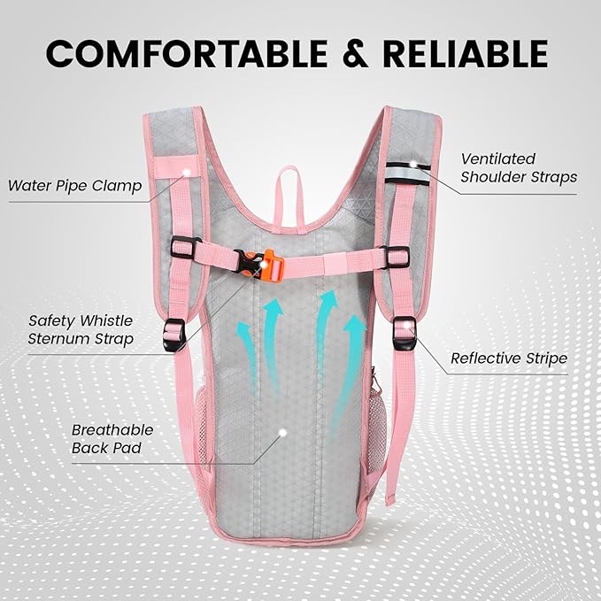 Nepest Kids Hydration Backpack, Mini Water Backpack - Image 3