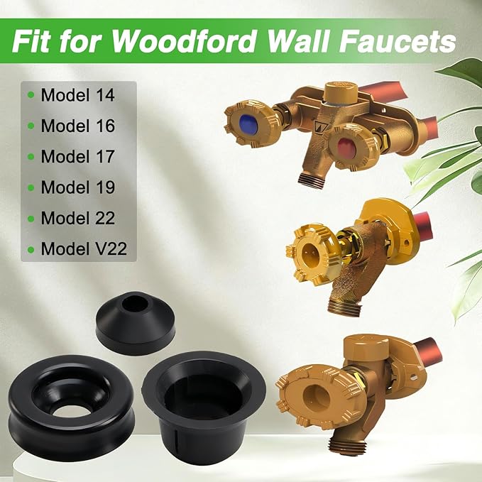 2 Sets of Outside Wall Faucet Repair Seal Kit Compatible - Image 4