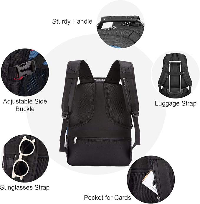 LOVEVOOK Travel Laptop Backpack Waterproof Anti Theft Backpack - Image 5