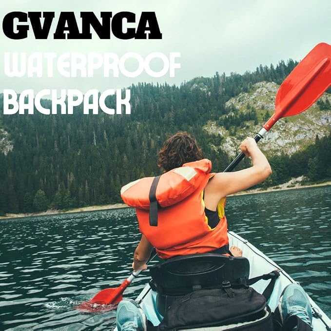 Waterproof Roll Top Kayak Dry Backpack, Floating Outdoor Dry Sack Boating - Image 7