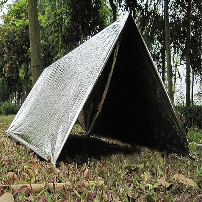 Crisonky Emergency Mylar Thermal Blankets, Designed - Image 4