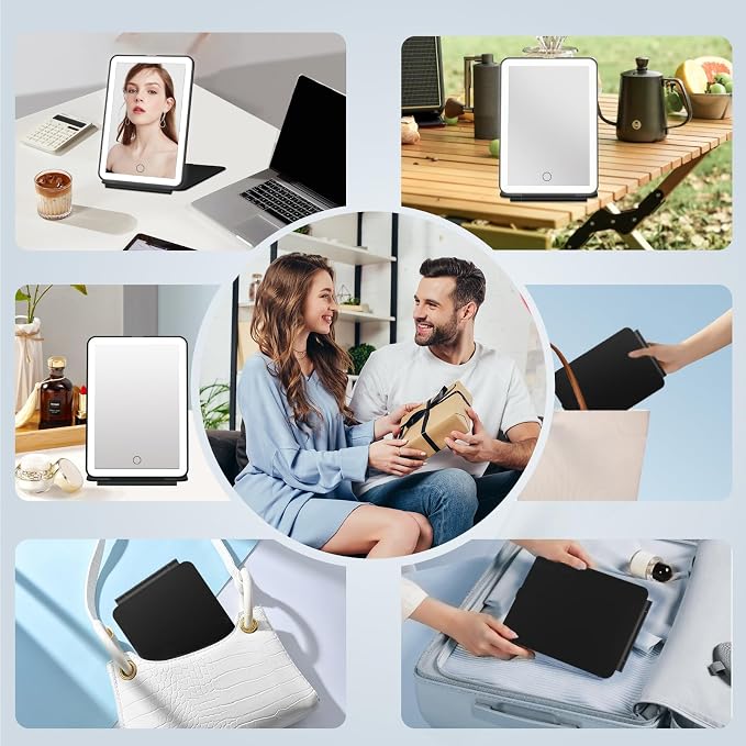 FUNTOUCH Rechargeable Travel Makeup Mirror - Image 6