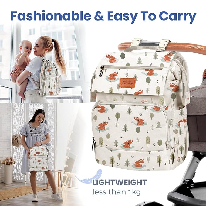 PILLANI Baby Diaper Bag Backpack - Image 5