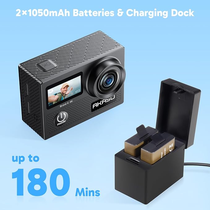 AKASO Brave 4 Action Camera 4K 30fps - Image 8