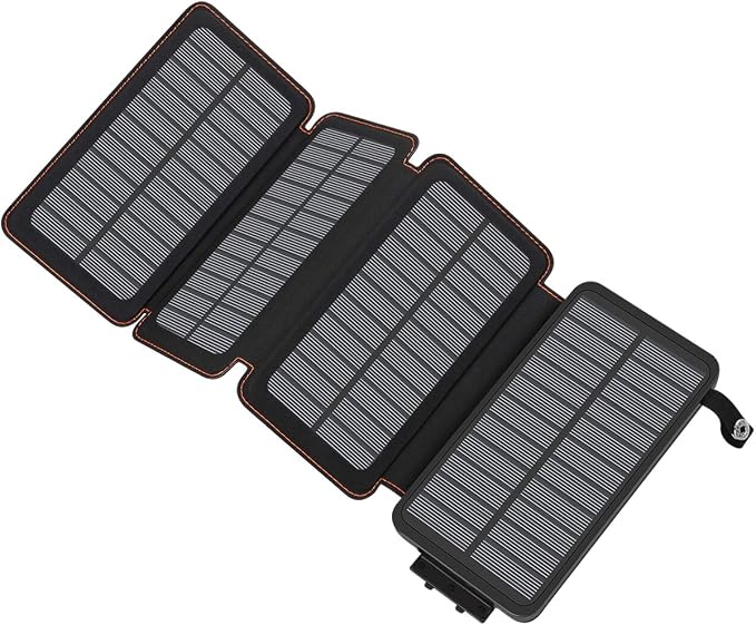 Hiluckey Solar Charger Power Bank by Hiluckey