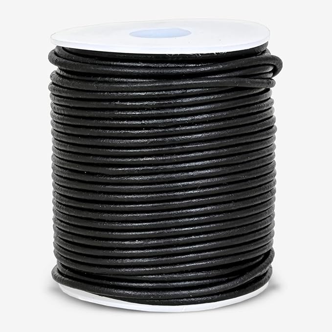 GENIQUE Real/Genuine Round Leather String Cord - Image 2