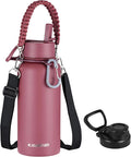 KXIAOCHEN Insulated Water Bottle, Stainless Steel Water Bottle, 2 Lids by KXIAOCHEN