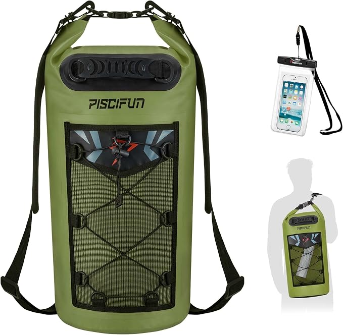Piscifun Dry Bag, Waterproof Floating Backpack 10L/20L/30L/40L by Piscifun